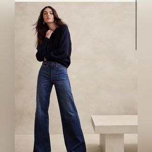 Wide leg jeans